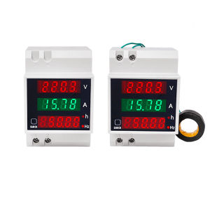 มิเตอร์ D52-2059มัลติฟังก์ชันคุณภาพสูงราง Din ดิจิตอลแรงดันไฟฟ้ากระแสไฟฟ้าความถี่