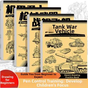 MOWEI | Sketch Pad for Drawing Tanks War Vehicles Robots Children