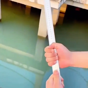 Deli Thước Kẻ Inox 53cm - Dày 5mm Chống Mòn Không Phai Màu Dùng Được Ở Văn Phòng Xưởng