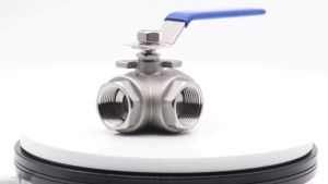I-TECH 3-Way Ball Valve Stainless Steel Sus304 Pipe Three-Way T-Type Valve Female Thread 3/4" Dn20