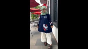 Tunik Wanita Lengan Panjang Grecy Tunic Bahan Kaos Katun Combed Apk Sablon Baju Atasan Jumbo Simple