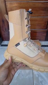 Sepatu PDL TNI POLRI SECURITy SATPOL Gurun / Cream TX035 TXARMY