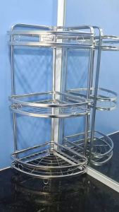 Kệ góc đa năng Win QUI PHÚC chân đứng inox 201 cao cấp sáng bóng chắc chắn tiện lợi bền đẹp