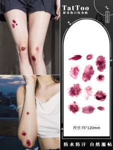ที่ติดรอยสักปลอมกันน้ำ รอยสักปลอมสำหรับผู้ชายและผู้หญิง ทนทานต่อการล้างได้หลายสีสัน ปกปิดรอยสัก รอยข่วน รอยแผล กระดาษติดแต่งหน้า