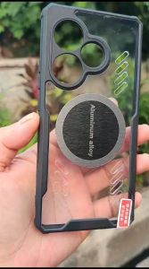 Casing Realme Gt 6 Silikon Clear Bening Magsave Magnetic Cooling Fan Soft Case Handphone