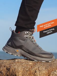 HUMTTO | Mens Winter Hiking Shoes High Top Professional Off-road
