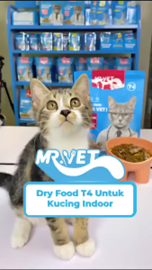 MrVet / Mr Vet T4 Indoor Care All Life Stages Cat Holistic 1 Kg / Makanan Kering Kucing