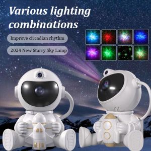 Spaceman Ambient Light Starry Night Projection Light Led Night Light Astronaut Ornament