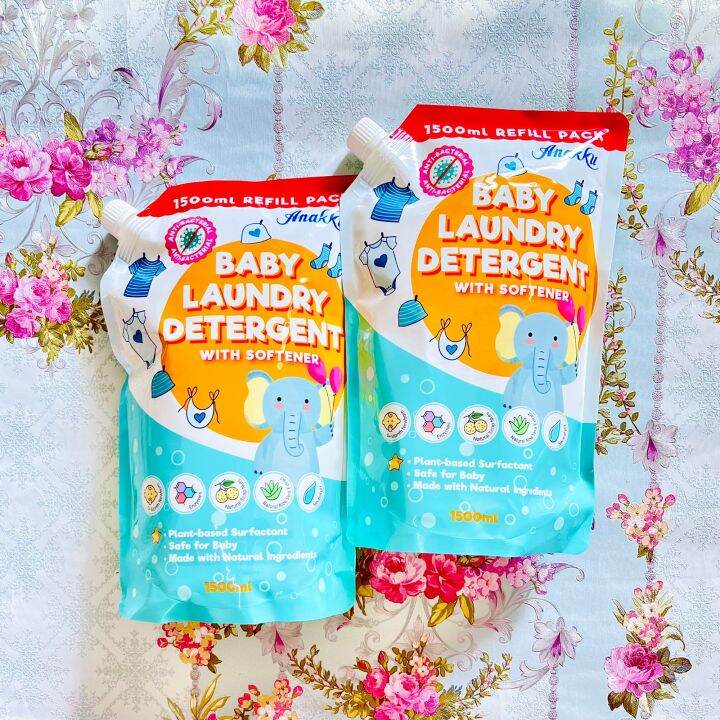 Anakku Detergent With Softener Refill Pack (1.5L Per Pack)🐘 | Lazada