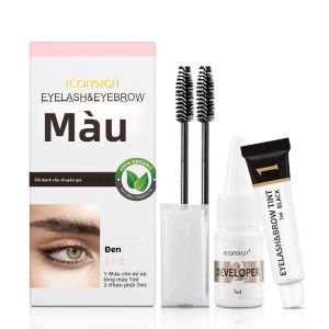 ICONSIGN Bộ Nhuộm Lông Mi Và Lông Mày 7ml Mascara Nâng Cơ Nhuộm Màu Hình Xăm Bộ Trang Điểm Mắt Lâu Trôi 60-80 Ngày
