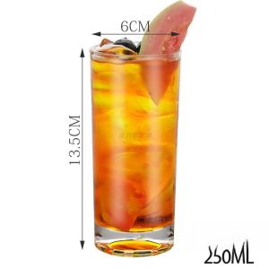 Glass Cocktail Cup Set High Aesthetic Value Mojito Champagne Collins Combination Cocktail Glass Set Martini Cup Combination