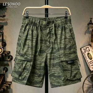 LIANSENNIAO | Quần Short Đa Túi Ngụy Trang Nam