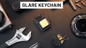 Keychain Flashlight LED COB 6W Magnetic Stainless Keylight / Senter Camping Gantungan Kunci Keylight LED 6W