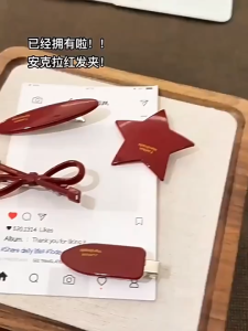 กิ๊บติดผมโบว์เกาหลีสำหรับเด็กผู้หญิง กิ๊บหน้าม้าสุดน่ารัก เครื่องประดับผม