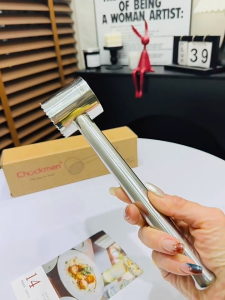 Búa dằm thịt Chockmen inox 316 cao cấp đúc liền khổi đồ đập thịt đồ dần thịt đồ đập đá búa dầm thịt bò steak đồ đập tỏi