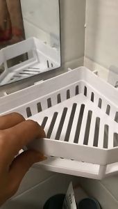 Kệ Tam Giác Dán Góc Tường Nhựa Việt Nhật Đựng Đồ Tiện Dụng