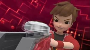 Spin Fighters Shining Spining Tops With Gun Alloy Battle Spinning Top Toy Battle Kids Toys 旋转弹射陀螺玩具对战 *READY STOCK*