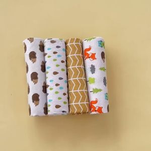 730Baby Big Receiving Blanket 4pcs/Pack Extra Big Cotton Flanner Bayi Selimut Bedung 120x76cm BL
