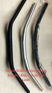 [FREESHIP MAX] Tay lái / ghi đông VÒNG CUNG ergotec ĐỨC sản xuất Đài Loan  bắt cổ 318mm . XE ĐẠP Ghi Đông Xe Đạp Thiết Kế Tiện Dụng Tay Lái Xe Đạp Đen Bạc Cao Cấp - Lazada