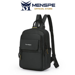 MENSPE Mens Chest Bag Waterproof Film Travel Shoulder Bag Large Capacity Casual Business Backpack Multifunctional Fashion Street Handbag