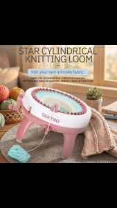 DIY Smart Knitting Machine 22/40/48 Needles Hand-Crank Weaving Loom Kit Kids Educational Craft Toy