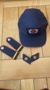 Combo nón bảo vệ kèm sao cầu vai và ve áo bảo vệ đồng phục bảo vệ vệ sĩ chuyên nghiệp giá rẻ