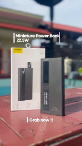 Power Bank 10000mAH High Capacity Type C Input USB LED Display Long Lasting Fast Charging Powerbank