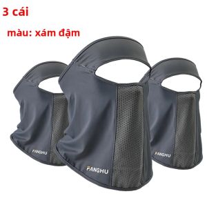 WRELS | 3 CÁI Khăn Che Mặt Chống Nắng Ngoài Trời Mùa Hè Dành Cho Nữ Chống Tia Cực Tím Thoáng Khí Dành Cho Đi Bộ Đường Dài Đạp Xe Khẩu Trang Che Mặt