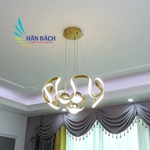 Đèn Thả HÂN BÁCH Đèn Trần 3 Chế Độ Sáng Hiện Đại Trang Trí Phòng Khách Phòng Ngủ