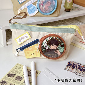 Adorable Food Pattern Pencil Case Large Capacity Simple Design for Boys And Girls New 2025 High Aesthetic Ins Style