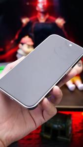 ERAZER iPhone 15 Tempered Glass Screen Protector Dust-Free Anti-Static Anti-Spy Privacy & High Definition Clear 9H Hardness Bubble-Free Easy Installation Dust Removal Box Anti-Fingerprint Scratch-Resistant Explosion-Proof