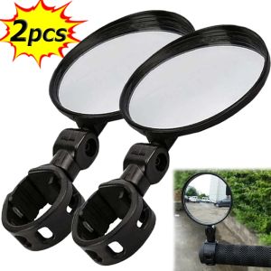 1-2PCS Bicycle Mirror Handlebar Rearview Mirror for Bicycle Motorcycle 360 Rotation Adjustable for Bike Riding Cycling Mirror
