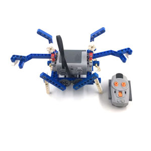 Programmable remote control robot electric building block science education 9686 puzzle building block crab childrens toy