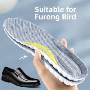 LINGMIAO | Mens Cushioning Insoles for Leather Shoes and Sports Shoes
