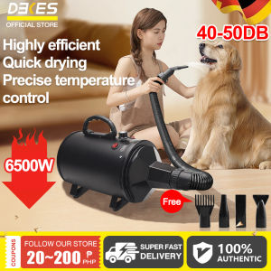 DEKES Pet Fast Hair Dryer Blower 6500W Low Noise Pet Grooming Blower Supplies For Dog and Cat