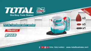 Total TPSLI2014 Li-ion Palm Sander | 12000/min | Penggosok Tapak Tangan Li-ion | 锂离子掌上砂光机 | Iron Shape Sander | 熨斗型 磨机