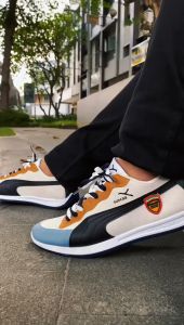 Sepatu Sneakers Pria Sport Dengan Tampilan Sporty Dan Stylish Terbaru Type P020