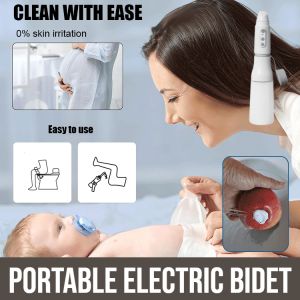 Portable Electric Washer Type-C Rechargeable 3 Pressure Options Portable Bidet Women Baby Sprayer Safety Waterproof Hygiene Cleaning