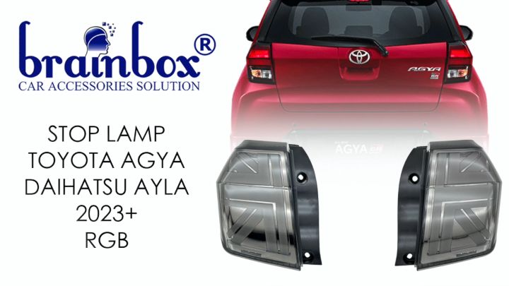 Stop Lamp Toyota Agya Daihatsu Ayla 2023+ RGB Lampu Belakang