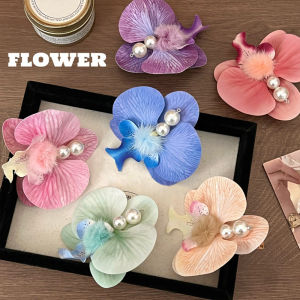 🔥Super Immortal Butterfly Orchid Hair Clip Girl Duckbill Clip Flower Forest Style Hair Clip LovelylifeFu👍