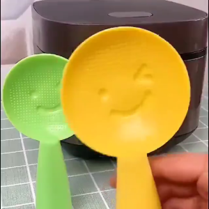 Centong Nasi Karakter Senyum Anti Lengket Sendok Lucu Rice Scoop
