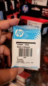 ตลับหมึก HP Ink 46 ดำ และ สี  Ink Cartridge ของแท้ 100%