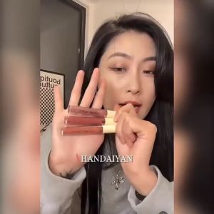 [Ready] Lip Glaze Anti Lengket 6 Warna Nude Edition Lip Cream Silky Matte Looks Kosmetik Lipstik Matte Long Lasting