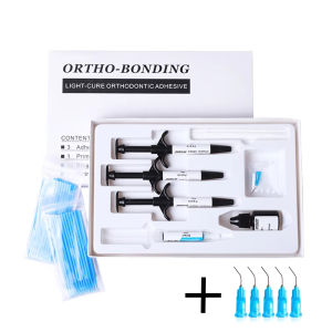 Dental Orthodontic Adhesive for Bracket Brace Teeth Light Curing Bonding Blue/Green Glue Self Cure Resin Gel Direct System