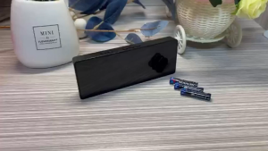 LED Digital Alarm Clock with Sound Controlled Snooze Time Temperature Display for Desktop