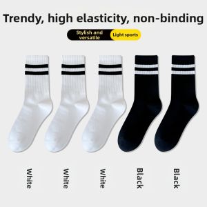 JIAZINI | Long Socks for Yoga and Running in Black for Fall and Winter