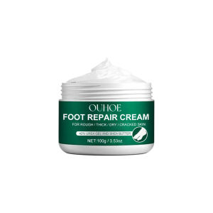 Ouhoe Foot Repair Cream Anti Crack Anti-Drying Repair Foot Cream Heel Cracked Removal Bad Skin Moisturizing Whitening Repair Foot Cream Chapping Cream Heel Calluses Hydration Soothing Moisturizing Foot Repair Cream Removal Peeling Foot Care 100g