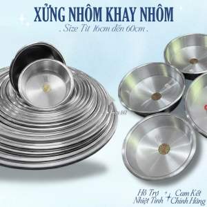 BƠ  XỬNG NHÔM KHAY NHÔM KHUÔN LÀM BÁNH BÒ BÁNH BÔNG LAN DA LỢN...size to đến 60cm
