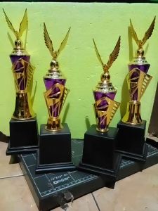 Piala Lomba Juara 1 2 3 4 (GARUDA BODY UNGU RASER) \\\"costum\\\" FREE STICKER (BOLEH satuan)TERMASUK SETICKER DAN FREE DESIGN