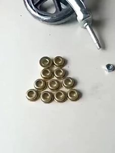 4PCS Bearing / Klaher garpu kursi roda depan sparepart kursi roda